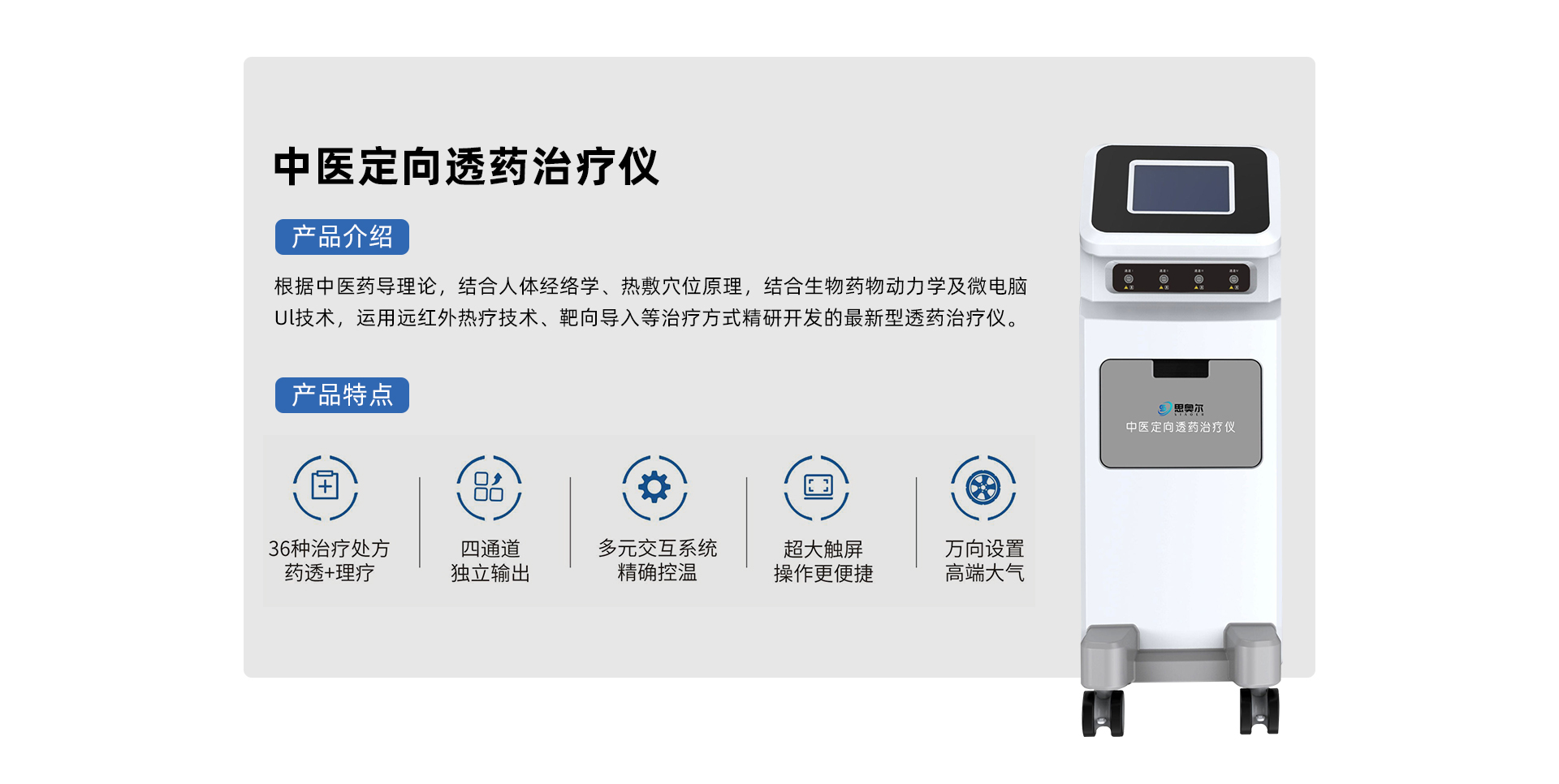 中医定向透药治疗仪
